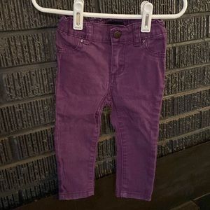 Purple jeans